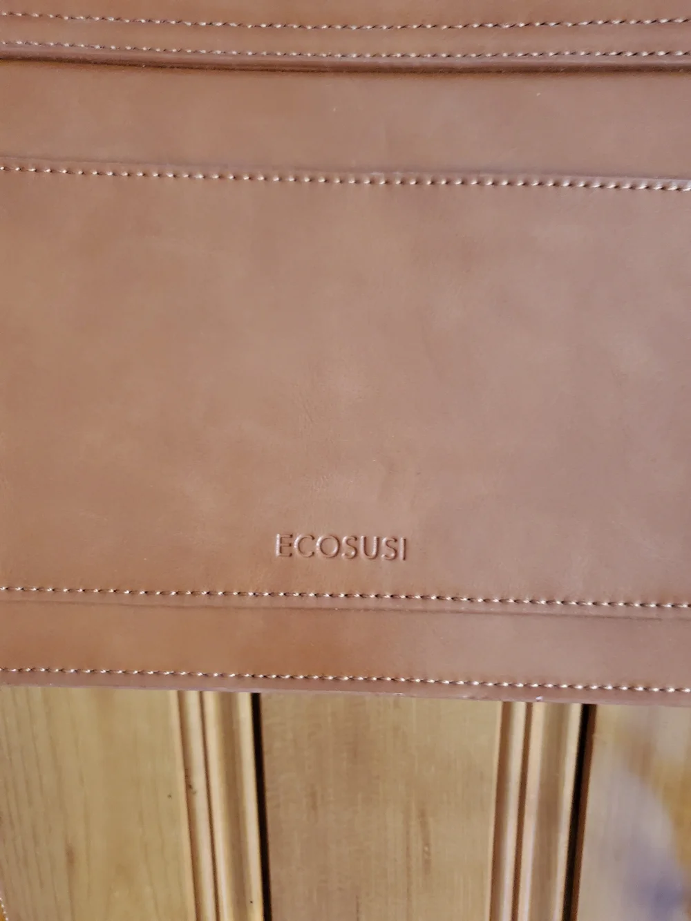 Classic Tan Satchel Handbag with Bow Accent